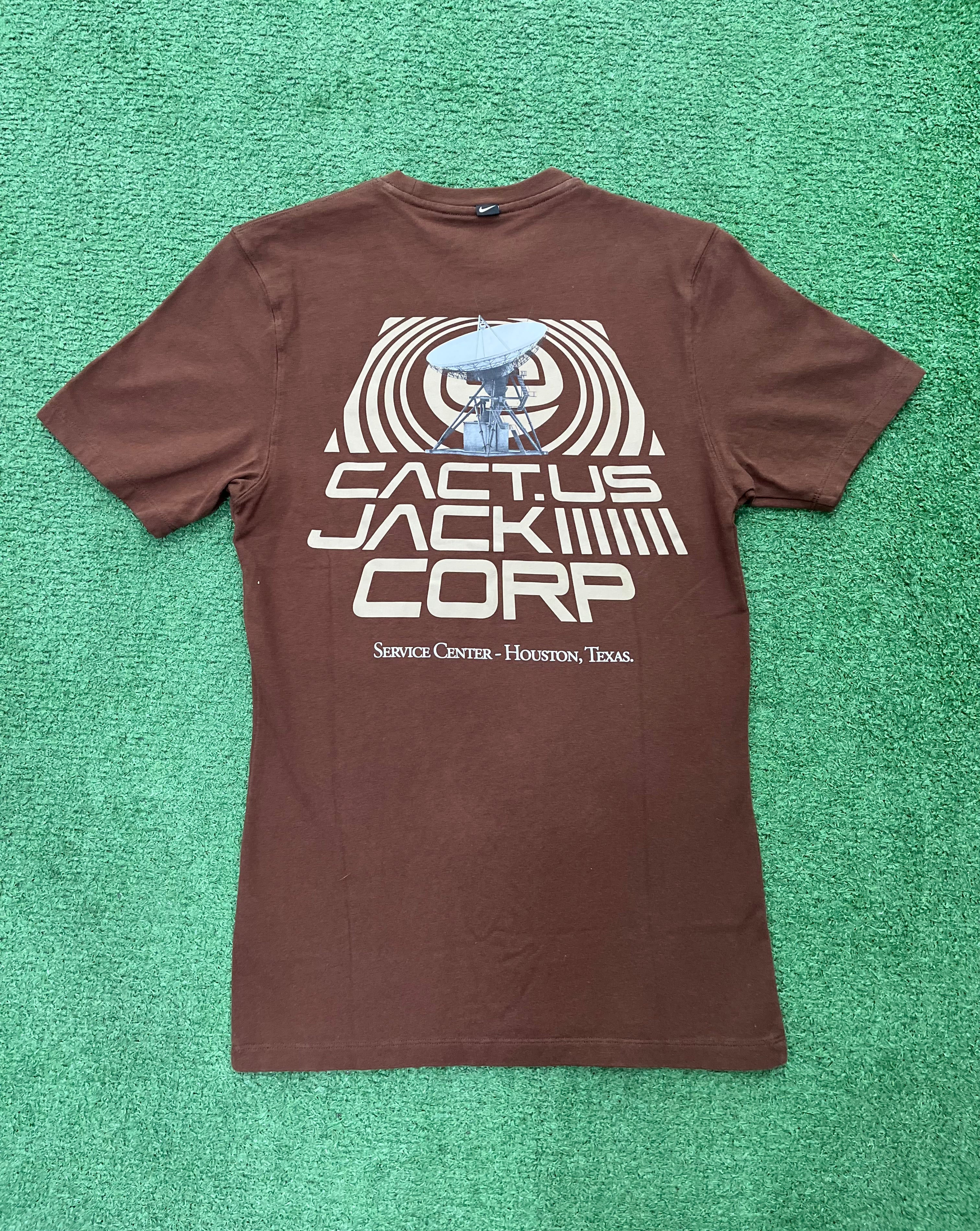 Travis Scott CACT.US CORP x Nike U NRG BH T-shirt Brown | eBay