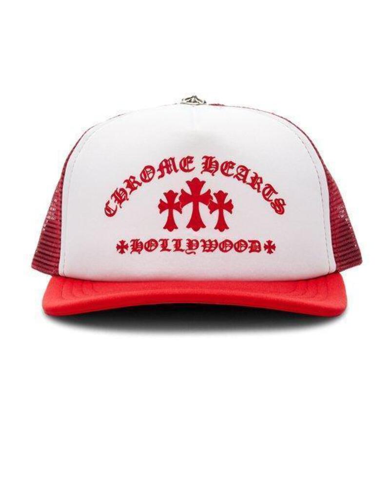 Chrome Hearts King Taco Cross Trucker Hat Red | eBay