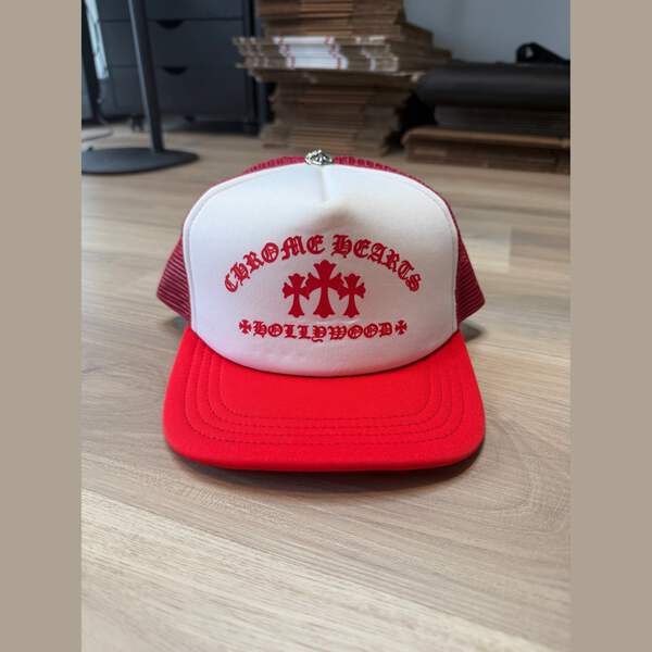 Casquette Chrome Hearts King Taco Trucker - Noir Et Blanc - Mousse - Snapback - Neuf