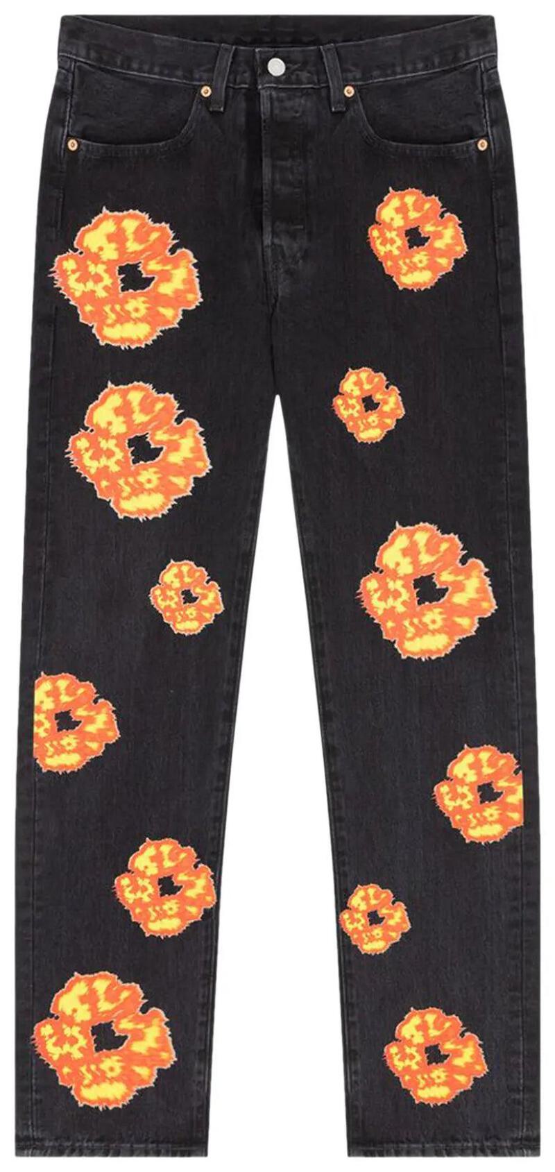 Denim Tears x Levi's Cotton Wreath Jean Men's Light Wash