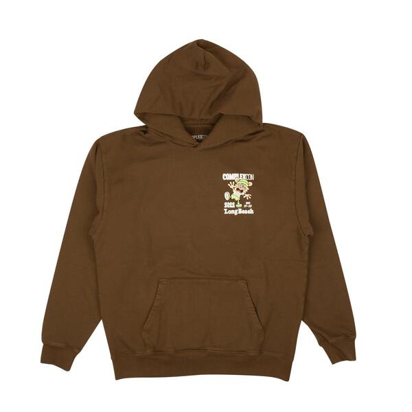 Complexcon x Verdy Brown Chest Logo Graphic Hoodie Brown | eBay