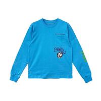 【CHROME HEARTS × MATTY BOY】BRAIN NEW L/S T シャツ Chrome Hearts x Matty Boy Brain New L/S T-Shirt Blue Men's - US