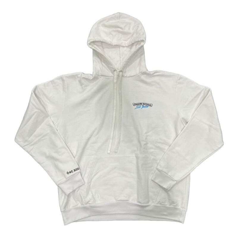 Chrome Hearts St. Barth Horseshoe Pullover Hoodie White | eBay