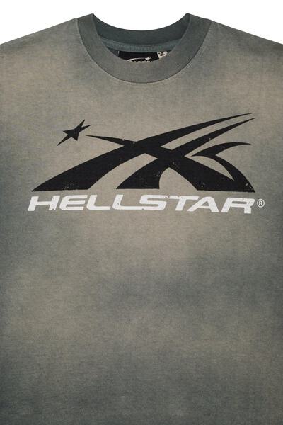 Hellstar Sports Logo T-Shirt Grey | eBay
