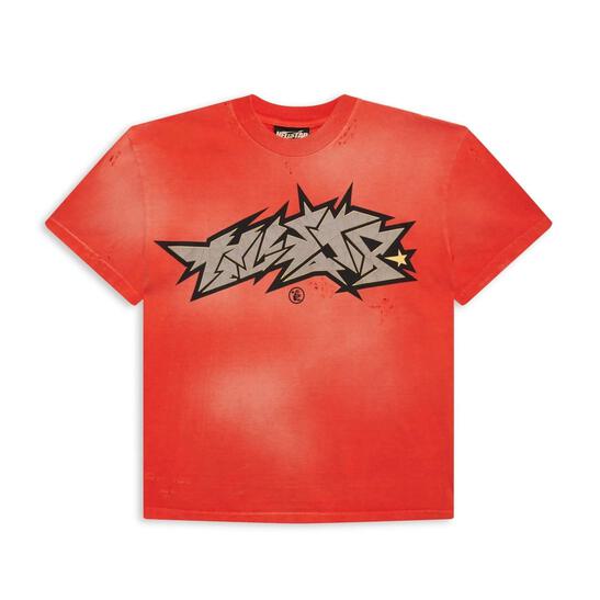 HELLSTAR Tシャツ Hellstar Classic T-Shirt Gel Print (Black/Pink) – Urban Street Wear