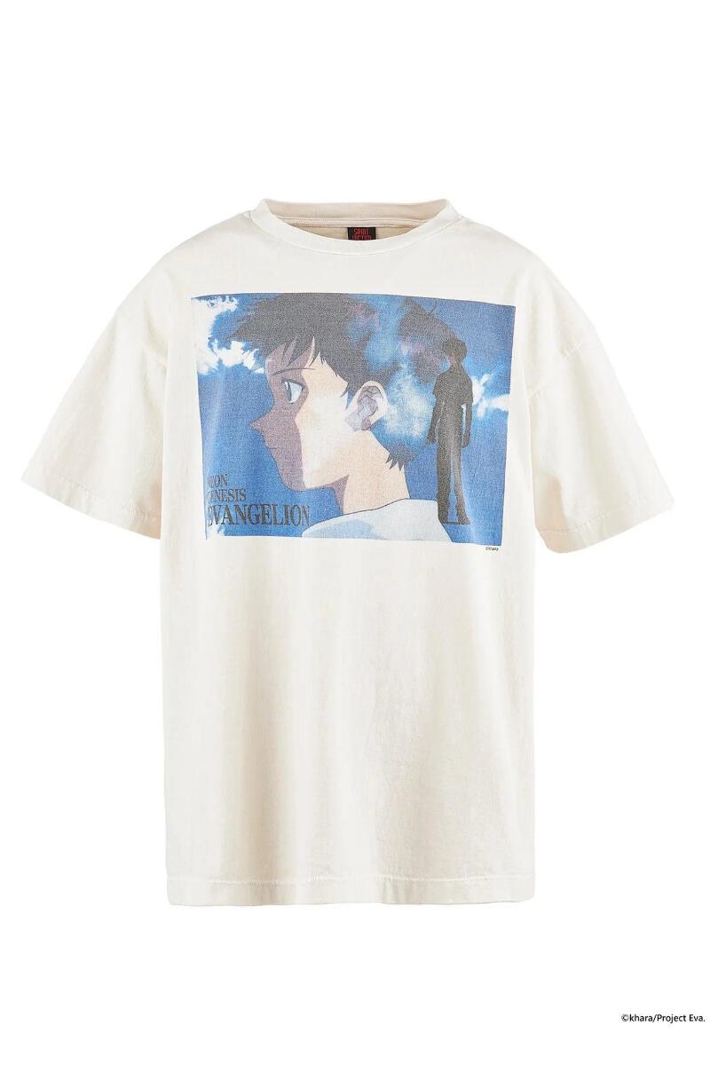 Saint Michael x Neon Genesis Evangelion Shinji Tee White | eBay
