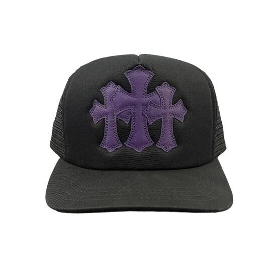 Chrome Hearts St. Barth's Cemetery Cross Patch Hat Black