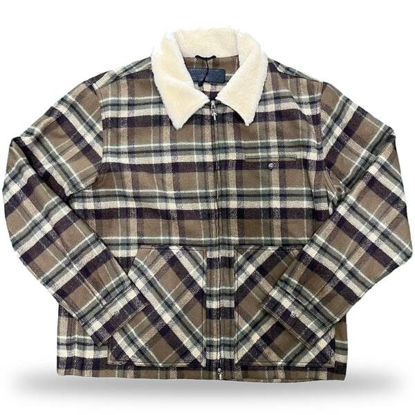 Chrome Hearts Black Sheep Plaid Fleece Jacket Sizes S-XXL
