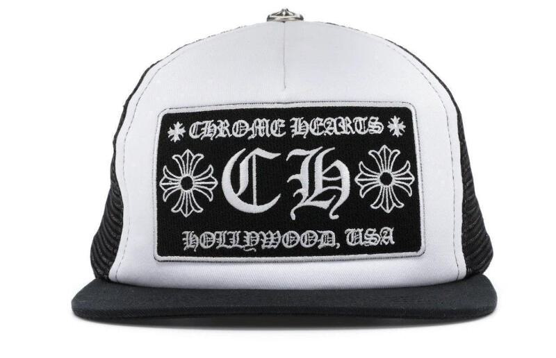 【人気/関税/送料込み】 Chrome Hearts CH Hollywood Trucker Ha Chrome Hearts CH Hollywood Trucker Hat Black & White | eBay