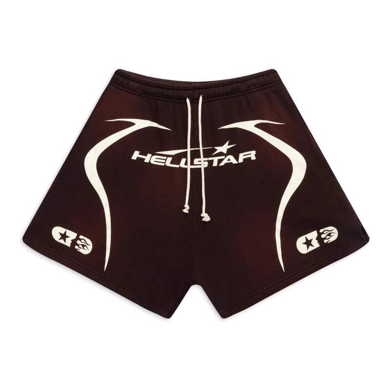 Hellstar Studios Warm Up Shorts Brown | eBay