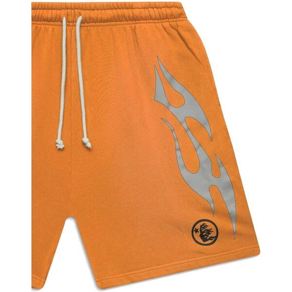 Hellstar Studios Flame Shorts Orange | eBay