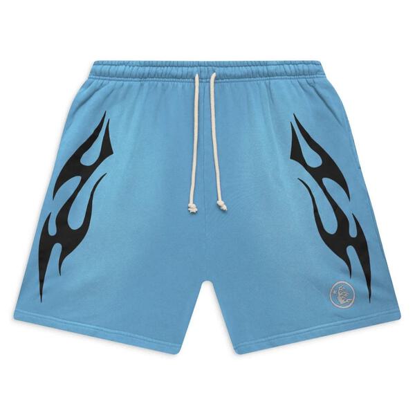 Hellstar Studios Flame Shorts Blue | eBay