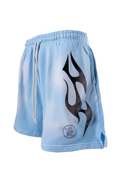 Hellstar blue FLAME shorts ヘルスター ハーフパンツ Hellstar Studios Flame Shorts Blue | eBay