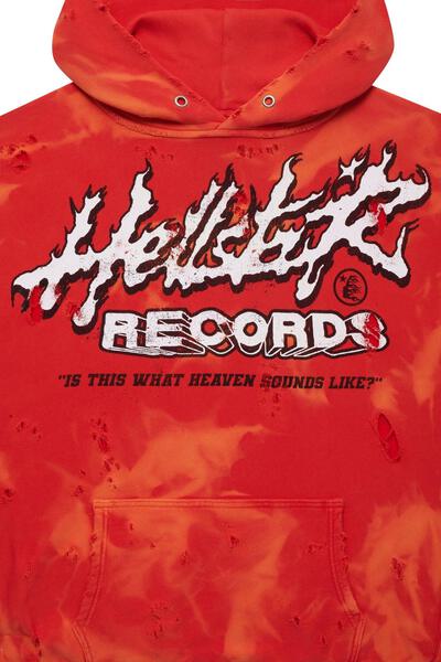 トップス Hellstar Records Lava Hoodie Red Hellstar Records Hoodie Lava Red | Kenshi
