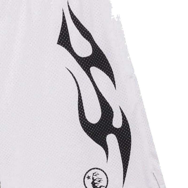 Hellstar Flame Mesh Shorts White | eBay