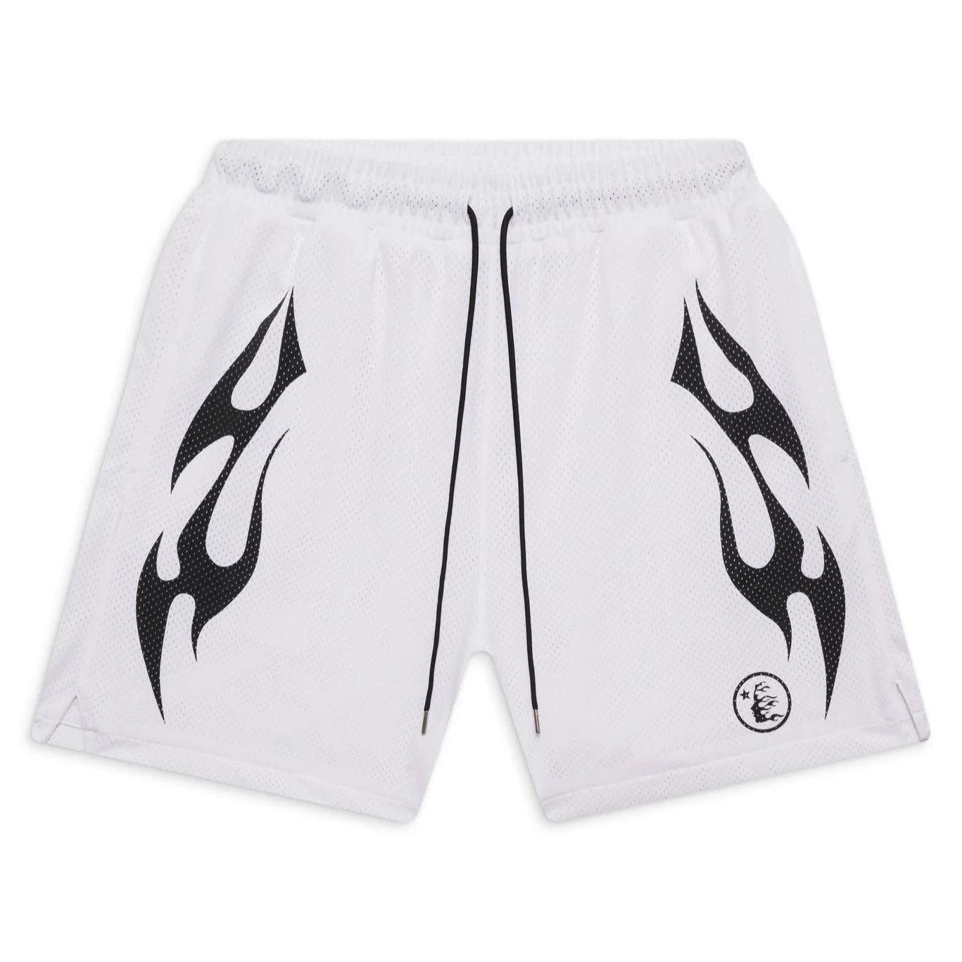 Hellstar Flame Mesh Shorts White | eBay