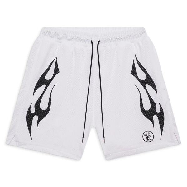 Hellstar Flame Mesh Shorts White | eBay