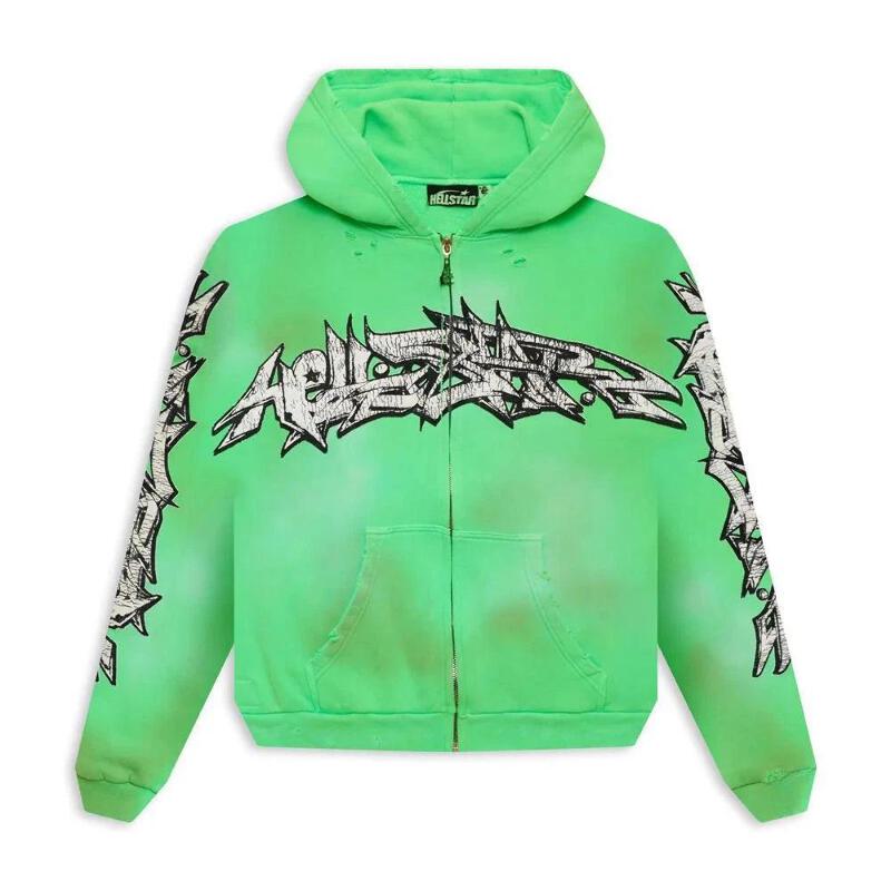 トップス Hellstar Studios Sports Zip Up Hoodie Hellstar Studios Zip Hoodie Blue Men's - FW24 - US
