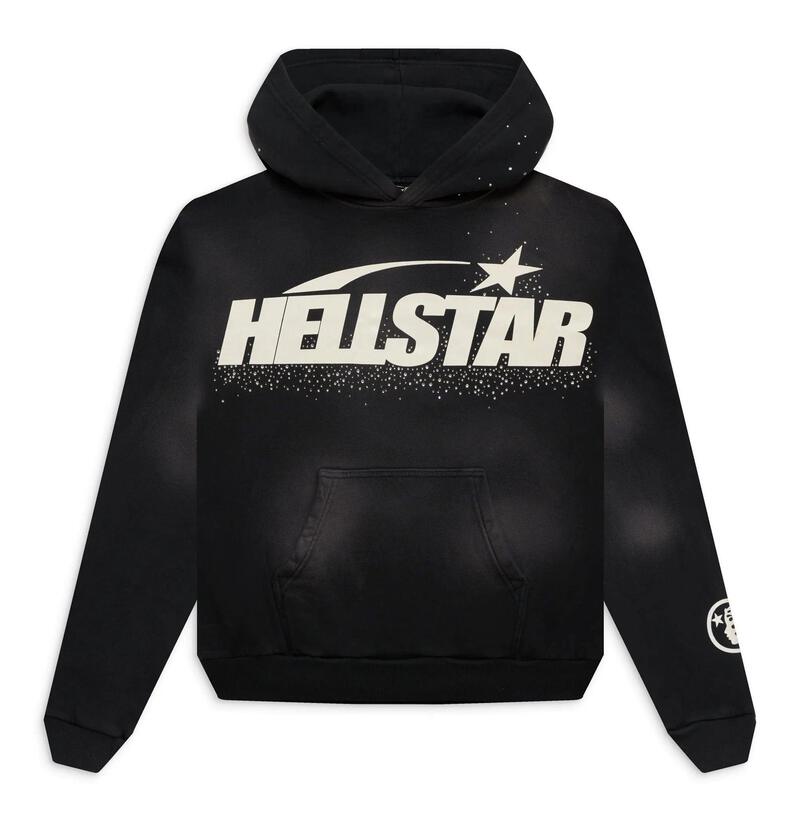 Hellstar Studios Uniform Glitter Hoodie Black | eBay
