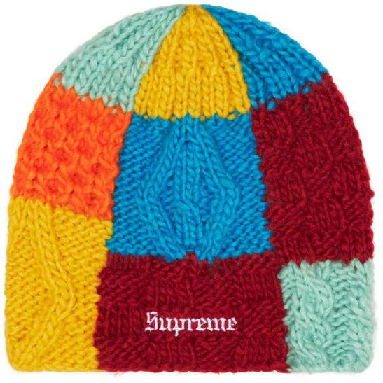Supreme Block Knit Beanie Multicolor | eBay