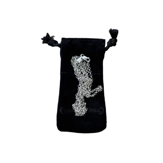 Chrome Hearts Roll Chain Silver Necklace | eBay