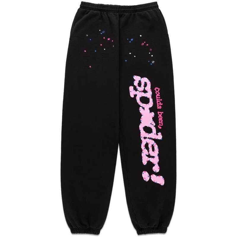 Sp5der x Druski Coulda Been Heart Punk V2 Sweatpant Owl Black | eBay