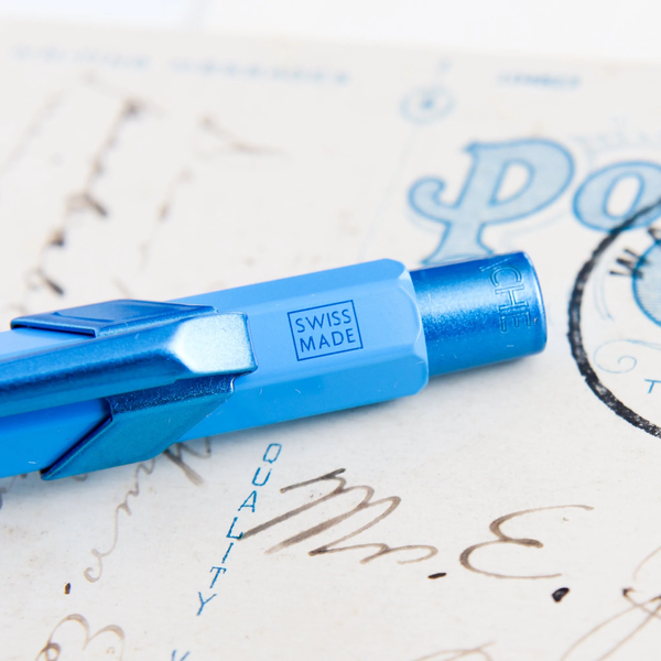Caran d'Ache Claim Your Style 849 Ballpoint Pen - Edition 4 Azure Blue