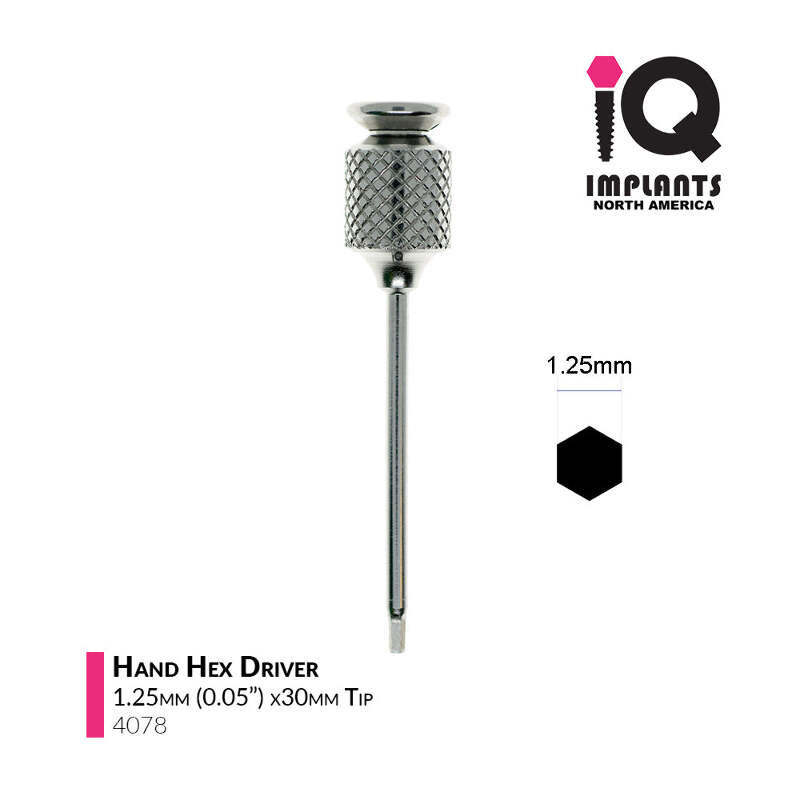 IQ USA Hand Hex Driver 1.25mm (0.05