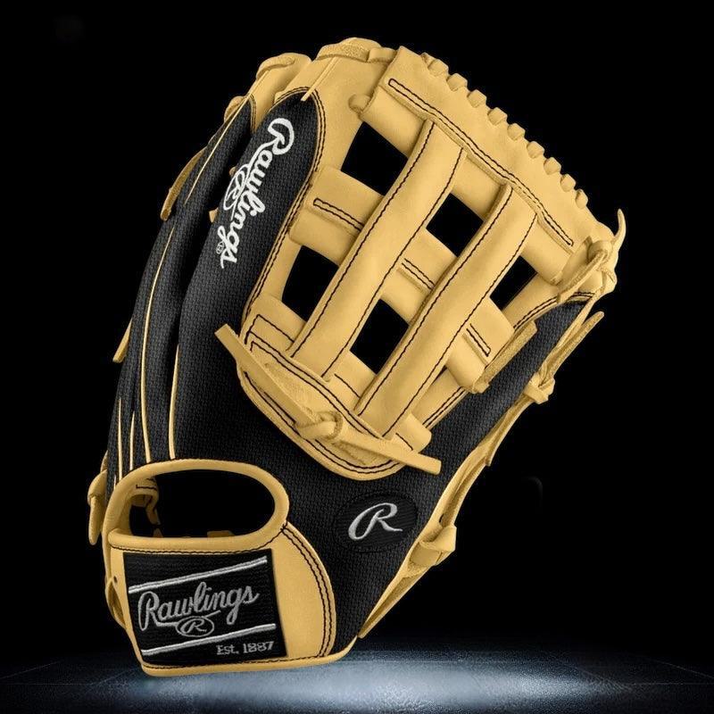 Rawlings Custom 12.75” H-Web Black Speed Shell Camel HOH Outfield
