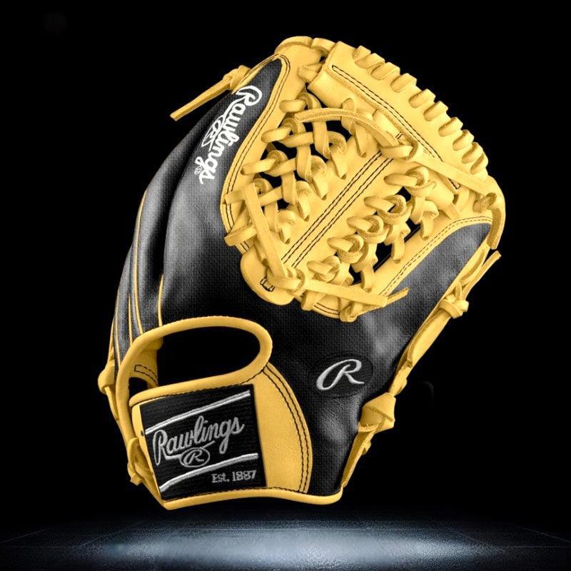 Rawlings Custom 11.50” Modified Trapeze Black Speed Shell Camel