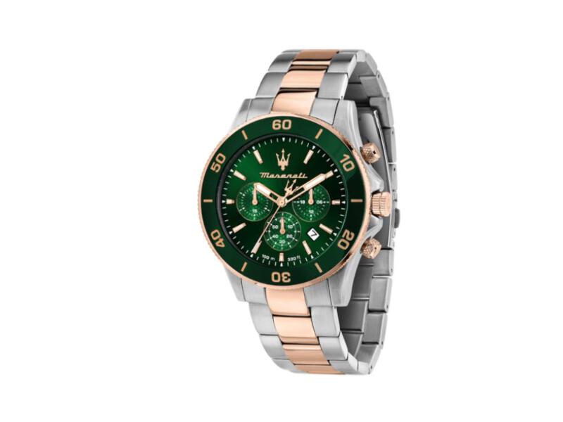 Maserati Competizione Quartz Watch, PVD, Green, 43 mm  display picture 1