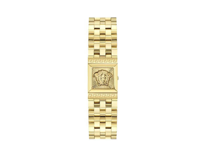 Versace Reveal Quartz Watch, PVD Gold, Golden, 18mm x 25 mm