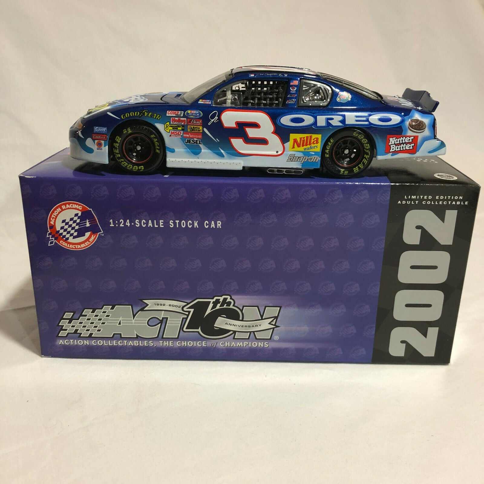 1:24 Dale Earnhardt Jr #3 Oreo/Ritz 2002 Monte Carlo Action