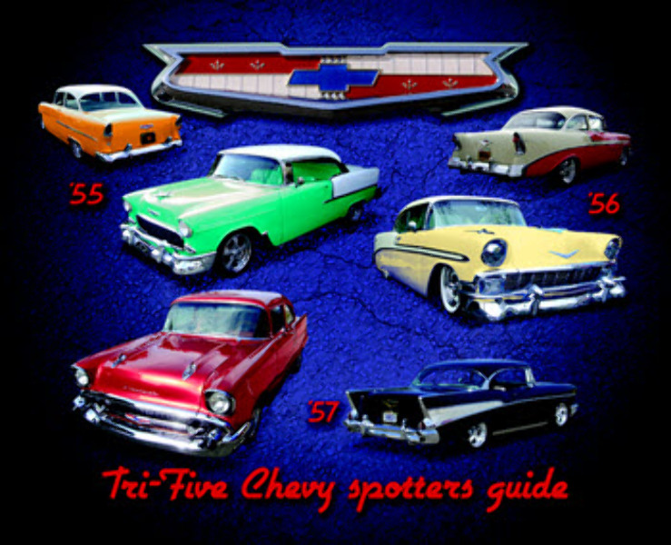 CHEVY TRI-FIVE Licenced Metal Tin Sign.