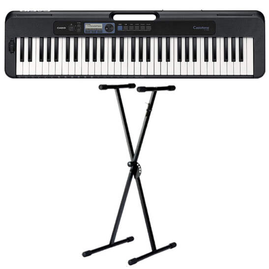 Casio CT-S300 Casiotone Digital Keyboard Black 61-Key CTS300 w