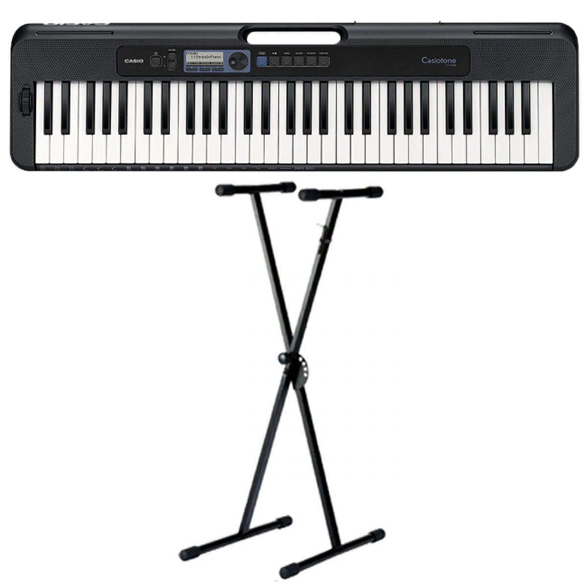 Casio CT-S300 Casiotone Digital Keyboard Black 61-Key CTS300 w