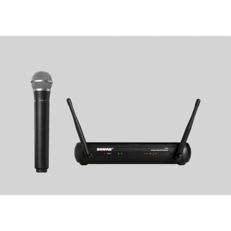 新品 SVX Wireless Microphone System Shure SVX Wireless Microphone System PG58 Mic Vocal Handheld
