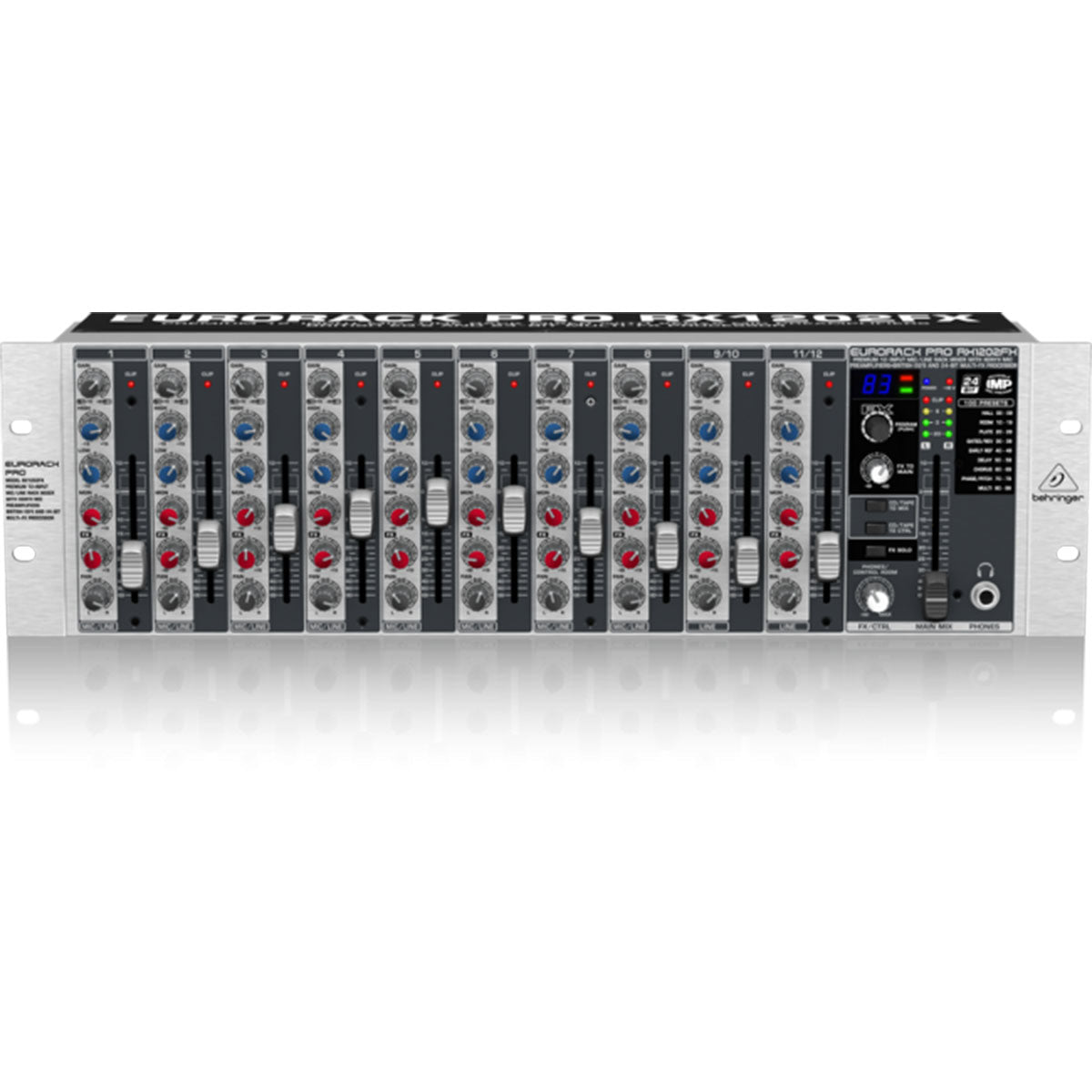 Behringer EURORACK PRO RX1202FX Rackmount Mixer Rack Premium
