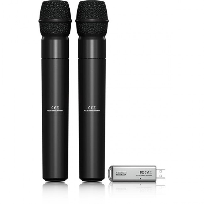 Behringer ULTRALINK ULM202USB USB Digital Wireless 2x Mic Handheld