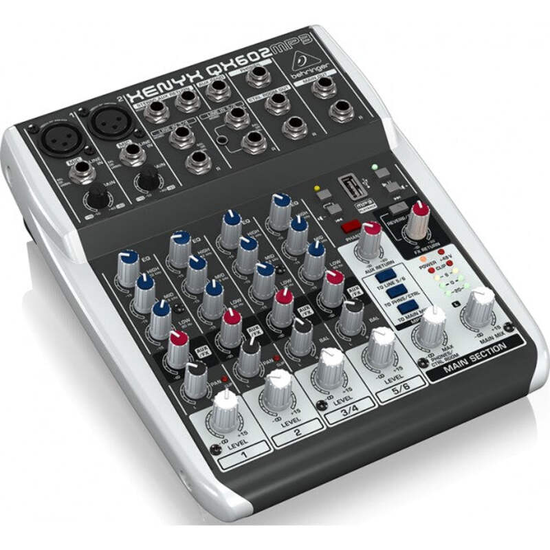 DTM・DAW BEHRINGER XENYX QX602MP3 Amazon.com: Behringer XENYX QX602MP3 Premium 6-Input 2-Bus