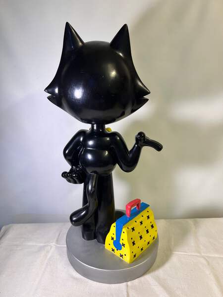 Figurine Bosley Bobbers Felix Le Chat - En Résine Avec Boîte D'origine - Occasion