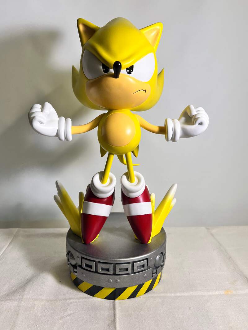 Super Sonic - 15” First 4 figure-limited edition #206 | eBay