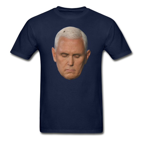 MIKE PENCE FLY ON HEAD SHIRT Vice Presidential Debate t-shirt Trump bug meme tee | eBay