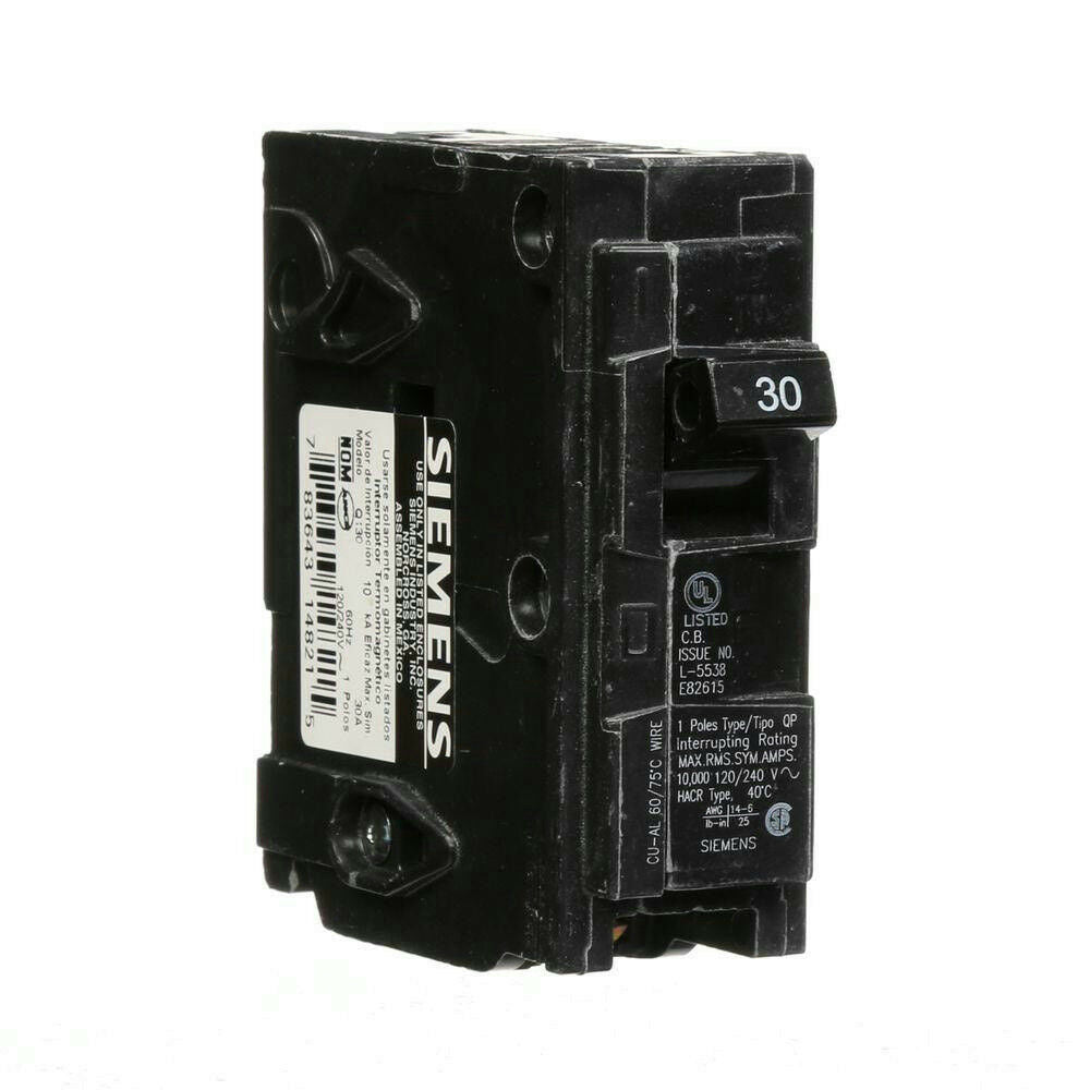 NOS I-T-E SIEMENS 30A 1-POLE CIRCUIT BREAKER TYPE QP