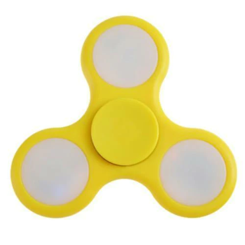 yellow fidget spinner