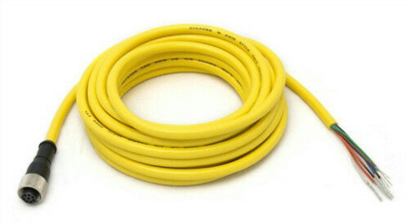 Banner 70884 Qde 825d Cordset Euro Style 8 Pin Single End 25ft Pvc