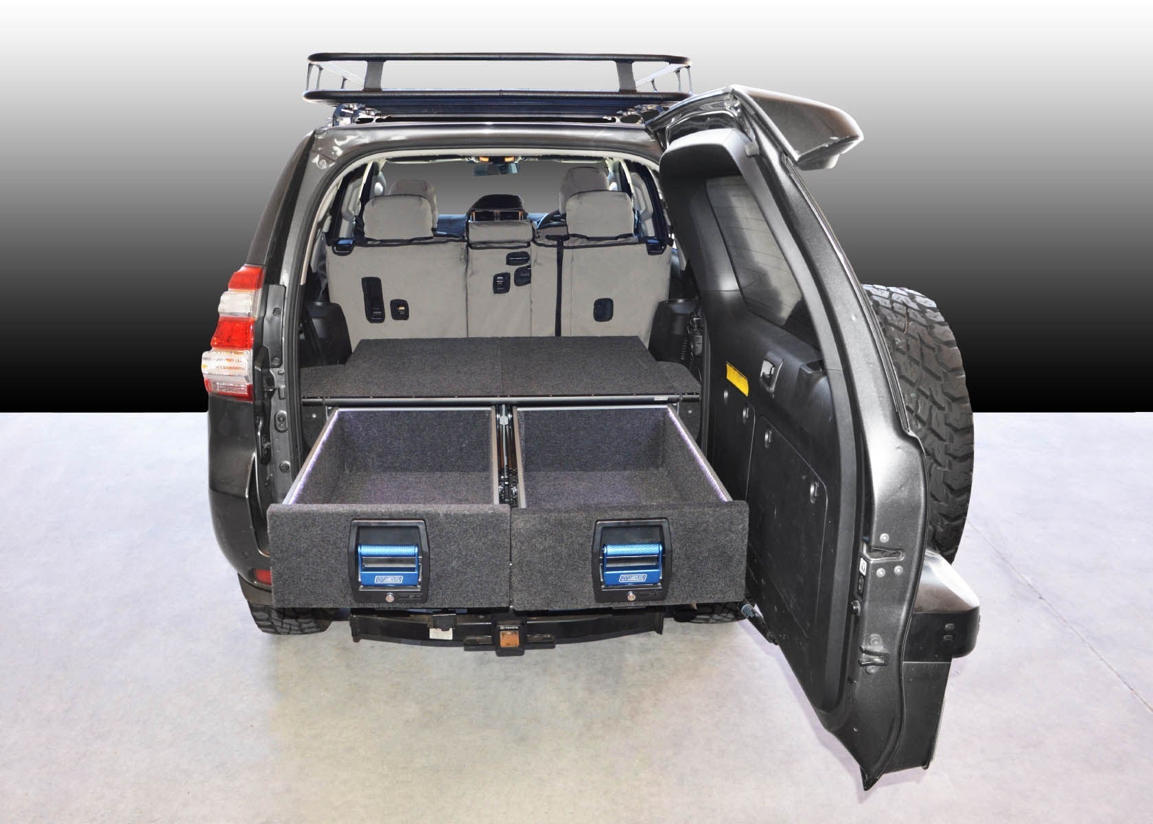 Msa 4x4 930 Double Drawer System For Toyota Landcruiser Prado 150