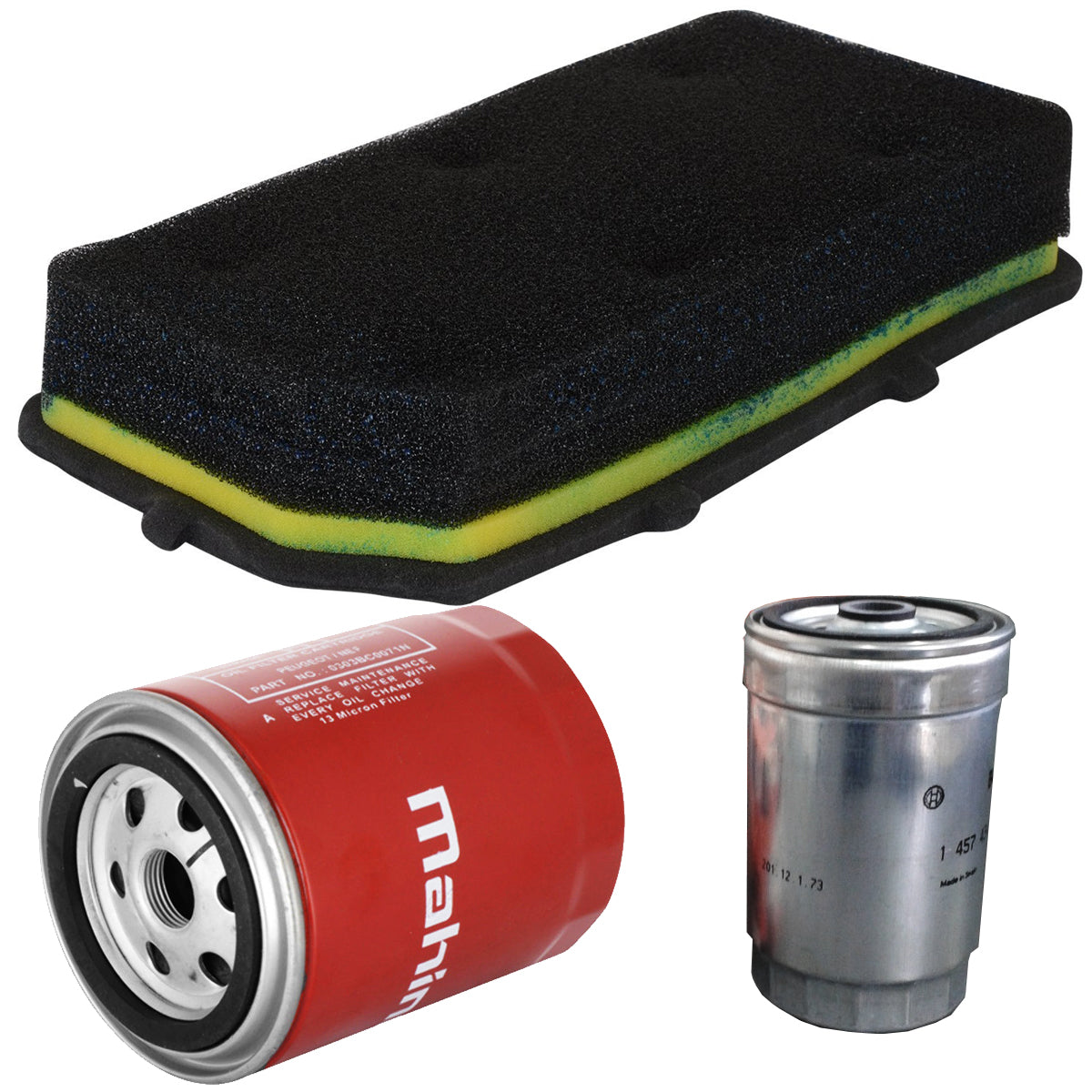 oil filter and air filter