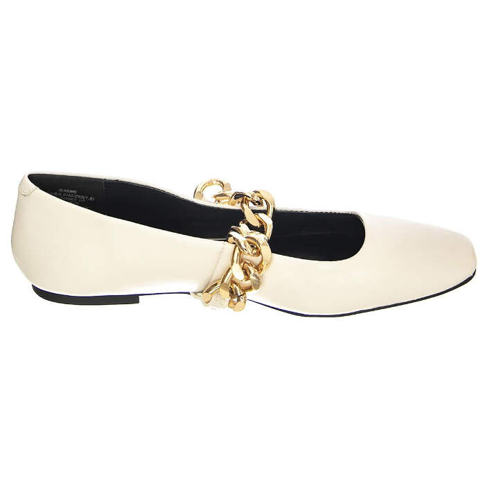 Queenie White Lea – Weiße Damen-Schuhe mit niedrigem Profil für Damen von STEVE MADDEN