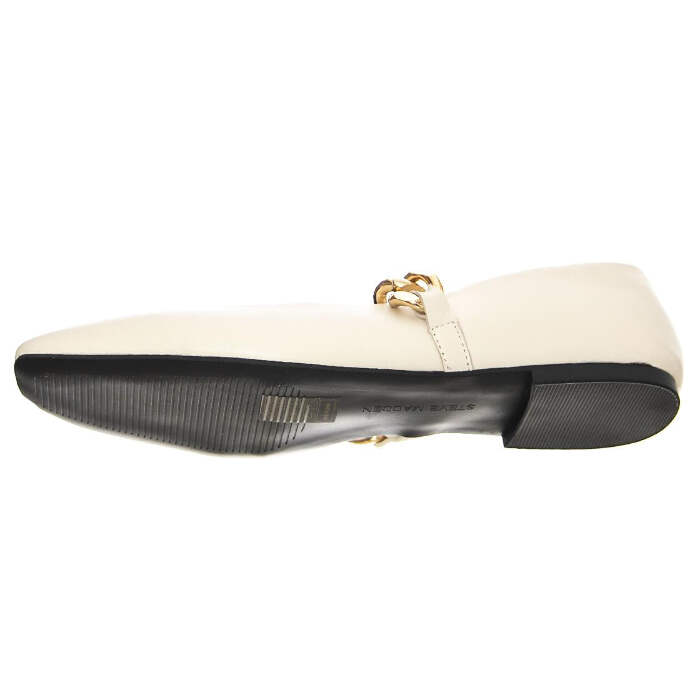 Queenie White Lea – Weiße Damen-Schuhe mit niedrigem Profil für Damen von STEVE MADDEN